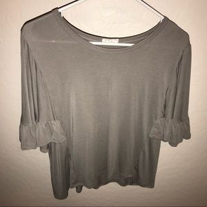 Flowy Oversized Grey Shirt